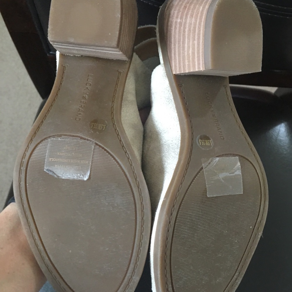 Lucky Brand Leather Booties, Sz.5.5 - Picture 3 of 3